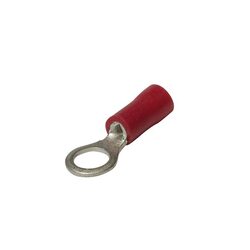 KT Accessories Terminals, Ring, Red, 4mm