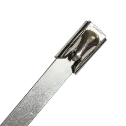 KT Accessories Stainless Steel Cable Ties 316 Grade, 840mm Long x 7.6mm Wide, Pack 100