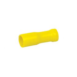 KT Accessories Terminals, Bullet, Female, Yellow, Pack 8