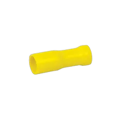 KT Accessories Terminals, Bullet, Female, Yellow, Pack 8