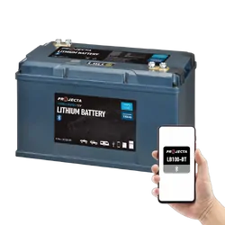 Projecta 12V 100Ah Lithium Battery Bluetooth