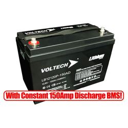 Lithium Battery 12.8V-120Ah with 150AD
