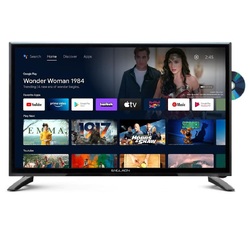 ENGLAON 24'' HD SMART LED 12V TV with Built-in DVD player & Android 11