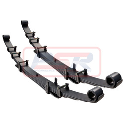 Performance Suspension Racing 2" Raised Leaf Springs - 300-500Kg Constant Load - Heavy Duty - PAIR to suit Toyota 76 Series