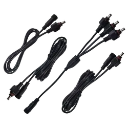 Hulk 4x4 Extension Cable Kit W/ 3-Way Splitter Cable, 1.2M & 2X 2.5M