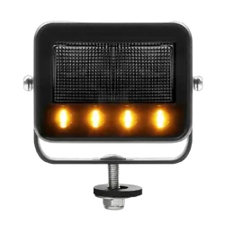 40w LED Work Light with 12W Flashing Amber Warning Lights