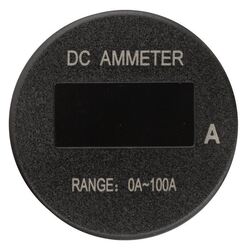 Lv Automotive Oled Dc Ammeter 0 - 100A 29Mm Diameter Rated Ip66 100A Shunt