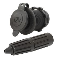 Engel Socket & Plug 12/24V Flush Mount With Rubber Cover Rating 20A 12V 10A 24V