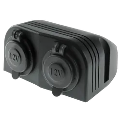 Dual Surface Mount Cigarette Sockets With Covers