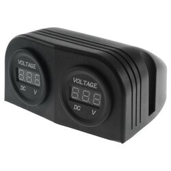 Dual Surface Mount Voltmeter Led Display 12/24V