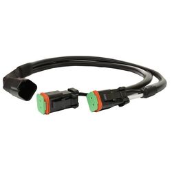 Dt Type 2 Way Splitter 13A Blk One Receptacle & Two Plugs 400Mm Cable Length Blk & Wht