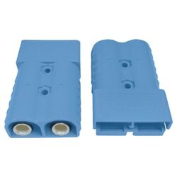 Blue Power Connector 50A[Pair] Cable Size 8 B&S (8Mm2) Genderless Anderson Type