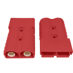 Red Power Connector 50A[Pair] Cable Size 8 B&S (8Mm2) Genderless Anderson Type