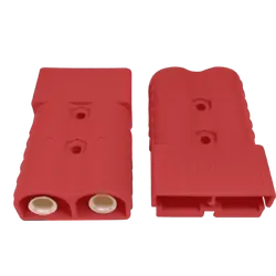 Red Power Connector 50A[Pair] Cable Size 8 B&S (8Mm2) Genderless Anderson Type