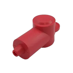 14Mm Insulator Red [5Pcs] Length 25Mm, Ring Od 14Mm Cable Size: 2Mm - 6Mm