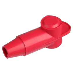 14Mm Insulator Red [5Pcs] Length 25Mm, Ring Od 14Mm Cable Size: 8B&S - 2B&S