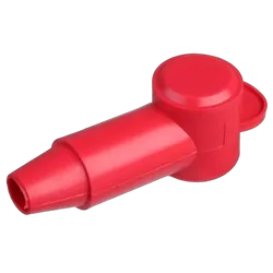 18Mm Ext Insulator Red [5Pcs] Length 32Mm, Ring Od 18Mm Cable Size: 8B&S - 2B&S