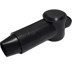 20Mm Ext Insulator Blk [5Pcs] Length 44Mm, Ring Od 20Mm Cable Size: 2B&S - 00B&S