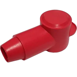 22Mm Insulator Red [5Pcs] Length 33Mm, Ring Od 22Mm Cable Size: 2B&S - 00B&S