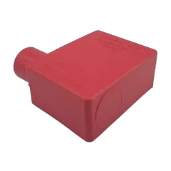 L.H Terminal Insulator Red[5Pc Cable Size: 0 B&S