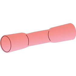 Heat Shrinkable Crimp Terminal Cable Joiner Red 2.5 - 3Mm 10 Pack