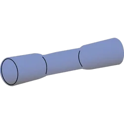Heat Shrinkable Crimp Terminal Cable Joiner Blue 4Mm 50 Pack