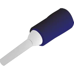 Pin Terminal Ins Blue 25Pk Vinyl Insulated Suits: 4Mm Cable