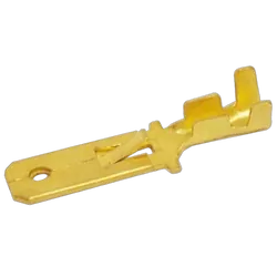 Non-Insulated Male Blade Brass 2.8Mm 100 Pack