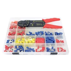 Crimp Terminal Assortment Kit 320Pcs X Terminals + Crimper
