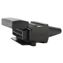 12 Pin Flat Trailer Socket [Ea Nickel Plated Terminals S/S Screws