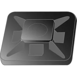 Cable Tie Mount19X19Mm 100Pk Black Colour