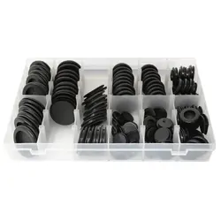 120Pcs Blanking Rubber Grommet Assortment Kit