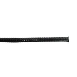 Braided Expandable Sleeving Black 6Mm 100M Roll