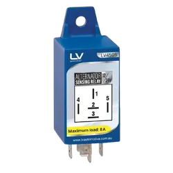 Lv Automotive 12/24V 8AMP ALTERNATOR SENSING RELAY 5 PIN