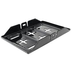 Small Black Steel Battery Tray Inner Dim:185 X 275Mm