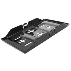 Large Black Steel Battery Tray Inner Dim: 185 X 340Mm