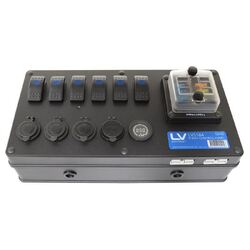 LV Automotive 12/24V 6 WAY CONTROL PANEL