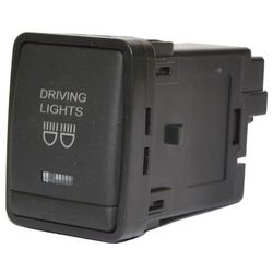 Nissan Driving Light Switch 27X20.3Mm Hole Size Np300/T32/R52/Mr20 Orange Led