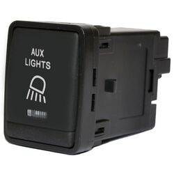 Nissan Aux Light Switch 27X20.3Mm Hole Size . Np300/T32/R52/Mr20 Orange Led