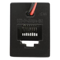 Nissan Late Uhf Radio Socket 2012-2017; Hole Size 27X20.3Mm 30.6X23.6Mm Orange Led