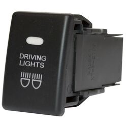Holden/Isuzu Drv.Light Switch 28.2X17.3Mm Hole Size D-Max/Colorado Blue Led