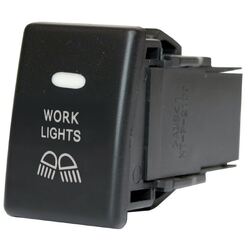 Holden/Isuzu Worklight Switch 28.2X17.3Mm Hole Size D-Max/Colorado Blue Led