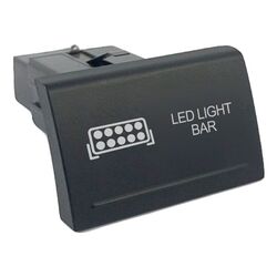 Vw Amarok Light Bar Switch 22.7X15.8Mm Hole Size Amarok 2012 - 2015 Red Led