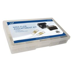 Midi Assortment Kit 15 Piece Includes 2 X Fuse Holder 13 X Assortment Fuses