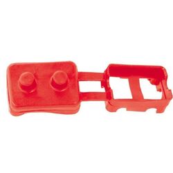 Red C/Breaker Insulator[5Pcs] Fire Retardant 1.5Mm Thickness