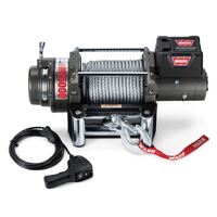 Warn 12V 15,000lb Large Frame Recovery Winch with 27m Wire Rope