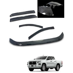 Sunland-Protection Bonnet Protector, Weathershields And Headlight Protects To Suit Mitsubishi Triton Mv 02/24 - On