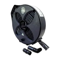 Flat Out Sullage Hose 9m 32mm On Original Multi-Reel Matte Black