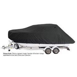 Oceansouth Universal Pilot / Cruiser Boat Cover Suits 8.0m- 8.5m - Black