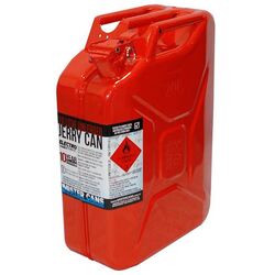 Red Metal Jerry Can 20 Litre - Unleaded